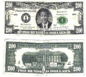 Τζορτζ Ο. Μπους, τώρα και σε… χαρτονόμισμα των 200 δολαρίων!