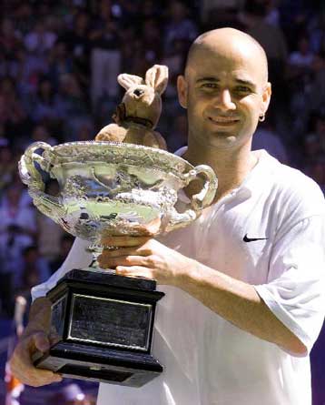 Έκανε τρία τα τρόπαιά του στο αυστραλιανό Όπεν ο Αντρέ Αγκάσι