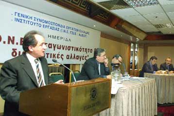 Η μείωση του κόστους εργασίας δεν προκαλεί ανάλογη βελτίωση της ανταγωνιστικότητας, λέει η ΓΣΕΕ