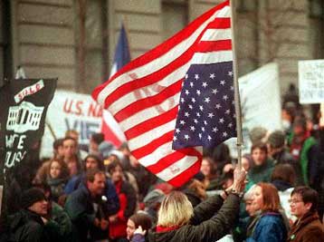 Η άλλη όψη της ορκωμοσίας του Τζορτζ Ο. Μπους