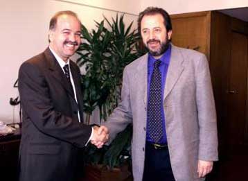 Υπόσχεση για άριστη συνεργασία έδωσαν Φλωρίδης – Έξαρχος στην τελετή ανάληψης των καθηκόντων του νέο