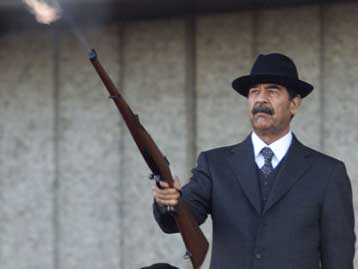 Μήνυμα νίκης από τον Σαντάμ Χουσεΐν για τη συμπλήρωση δέκα ετών από τον Πόλεμο του Κόλπου