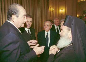 Συνάντηση Μητσοτάκη – Χριστόδουλου στην Αρχιεπισκοπή