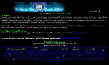 Συνελήφθη ο δημιουργός των «κυβερνογκράφιτι» υπέρ της Napster