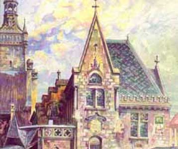 Mία υδατογραφία διά χειρός Αδόλφου Χίτλερ στο σφυρί