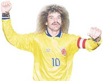 Ο Κάρλος Βαλντεράμα καλύτερος ποδοσφαιριστής του αιώνα στην Κολομβία