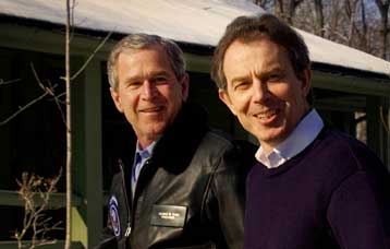 Πλήρης ταύτιση απόψεων με υπογραφή Μπους και Μπλερ