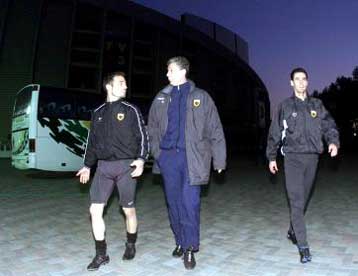 Χωρίς προβλήματα η προπόνηση της ΑΕΚ στη Βαρκελώνη