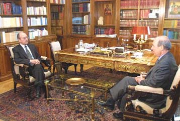 Οικονομία και εξωτερική πολιτική επί τάπητος στο Προεδρικό Μέγαρο