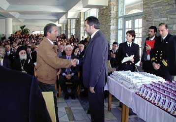 Η πολιτεία τίμησε 166 άτομα που έσωσαν τους ναυαγούς του «Σάμινα»