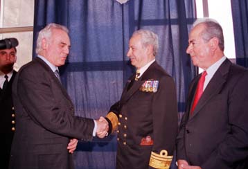 Ο αντιναύαρχος Γ.Θεοδωρουλάκης αντικατέστησε το Γ.Ιωαννίδη