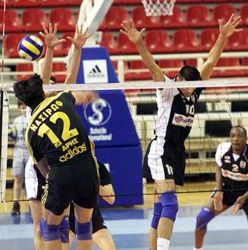 Ο Αρης πέμπτος στην Α1 ανδρών, νίκησε τον ΠΑΟΚ για δεύτερη φορά με 3-0