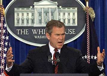 Ανήσυχος δηλώνει ο Μπους για την κλιμάκωση των συγκρούσεων στα παλαιστινιακά εδάφη