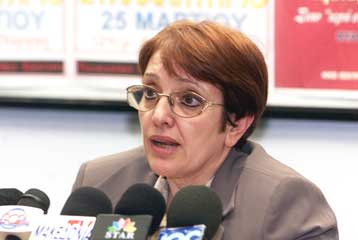 Στήριξη και σε μη κομματικούς υποψηφίους υπό όρους ανακοίνωσε η Παπαρήγα