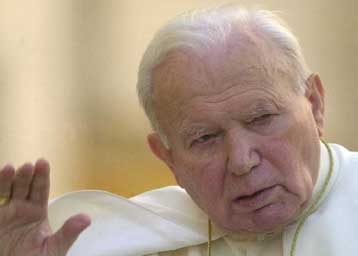 O ποντίφικας δεν θα κρύψει την ευγνωμοσύνη του