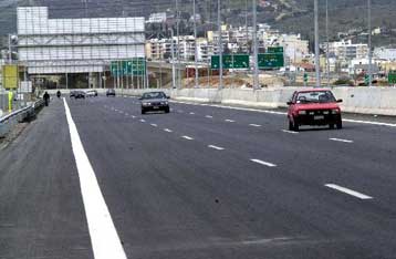 Το πρώτο ατύχημα μετά τα εγκαίνια του οδικού έργου