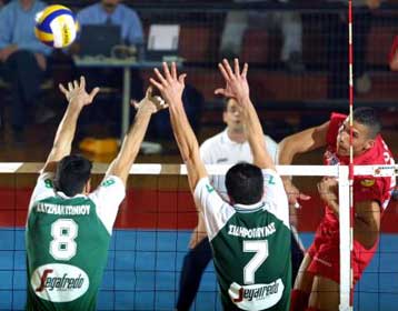 Ο Ολυμπιακός 3-0 τον ΠΑΟ και στον τελικό της Α1 βόλεϊ με τον Ηρακλή