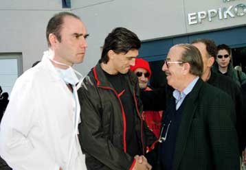 Σε επέμβαση στη βουβωνοκήλη υποβλήθηκε ο Γιώργος Αμανατίδης