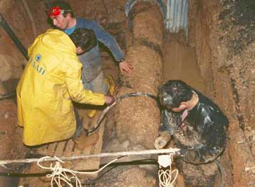 Τυχαία ανακάλυψη κατά τη διάρκεια εργασιών στο δίκτυο ύδρευσης