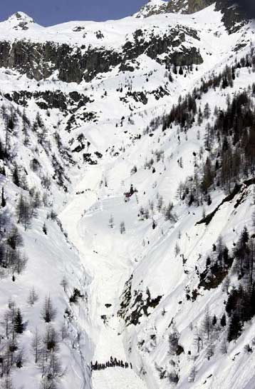 Ο 34χρονος Λεονάρντο Φολίς παρασύρθηκε από χιονοστιβάδα