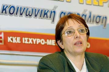 Απέκλεισε το ενδεχόμενο συνεργασίας με ΠΑΣΟΚ – ΝΔ η γγ του ΚΚΕ