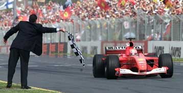 Ο Γερμανός πιλότος της Ferrari νικητής του Grand Prix της Μελβούρνης