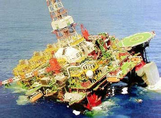 Έπαψε να βυθίζεται η εξέδρα της Petrobras ανοιχτά της Βραζιλίας