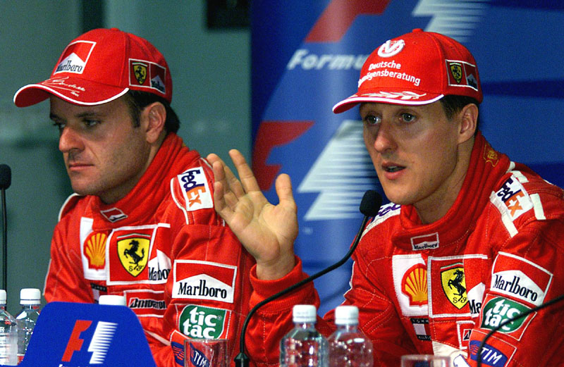 Ήμαστε τυχεροί δηλώνουν οι M.Schumacher και R.Βarrichello