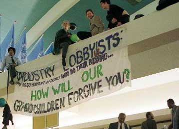 Εκστρατεία οικολόγων εναντίον της αμερικανικής περιβαλλοντικής πολιτικής