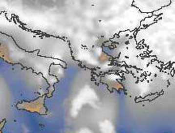 Με ήλιο και βροχή το ψήσιμο του οβελία