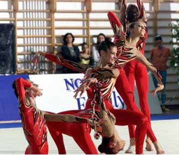 Η ελληνική ρυθμική γυμναστική άφησε και πάλι καλές εντυπώσεις