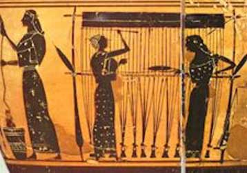 Ύφασμα 2.500 ετών εκτίθεται στο Μουσείο Ελευσίνας