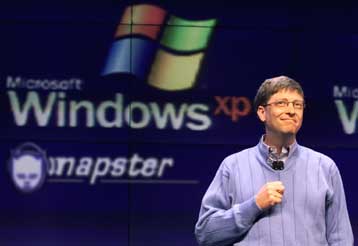 Η Microsoft εξαγοράζει τη Napster, ενσωματώνει τις υπηρεσίες της στα Windows XP