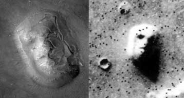 H NASA δημοσιεύει νέες φωτογραφίες του «ανθρωπόμορφου» λόφου στον Αρη