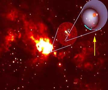 Νεαρό άστρο εκτοξεύει αλλεπάλληλες «σφαίρες» αερίων