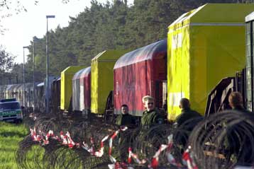 Ξεκίνησε πάλι το τρένο με τα πυρηνικά απόβλητα από τη Γερμανία