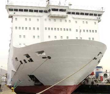 Δεμένο στο λιμάνι του Ηρακλείου το «Ελευθέριος Βενιζέλος»