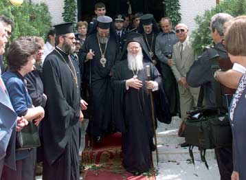 Θερμή υποδοχή στον Οικουμενικό Πατριάρχη από το Δήμο Στρυμόνα