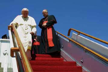 Έκκληση για ειρήνη απηύθυνε ο ποντίφικας από τα Υψίπεδα του Γκολάν