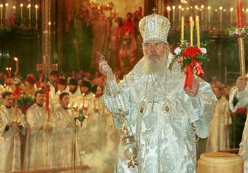 Συλλειτουργία Αρχιεπισκόπου – Πατριάρχη Αλέξιου στη ρωσική πρωτεύουσα