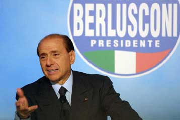 Έτοιμος να ηγηθεί της «Ιταλίας ΑΕ» δηλώνει ο Μπερλουσκόνι στους Sunday Times