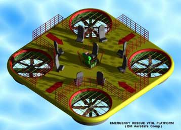 Ιπτάμενη εξέδρα διάσωσης σχεδιάζει ισραηλινή εταιρεία