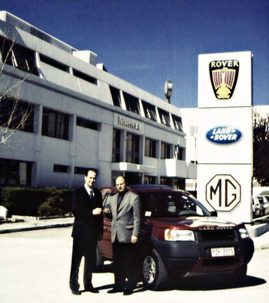 Δωρεά Land Rover Freelander από την Intercar AE στο Δήμο Αράχοβας