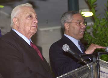 Σε επταήμερη δοκιμαστική περίοδο εκεχειρίας συμφώνησαν Πάουελ και Σαρόν