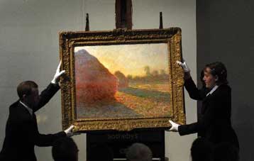 Πάνω από 5 δισ. δραχμές για τις «Τελευταίες αχτίδες του ήλιου» του Μονέ