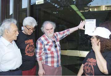 Στο Σουηδό πρεσβευτή διαμαρτυρήθηκαν τα μέλη της «Γένοβα 2001»