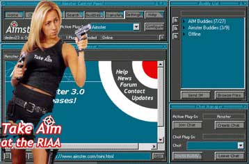Δεν απορρίπτεται η μήνυση της Aimster εναντίον των δισκογραφικών εταιρειών
