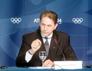 Συναντήσεις Ρογκ και Σάμαρανκ με την οργανωτική επιτροπή του 2004