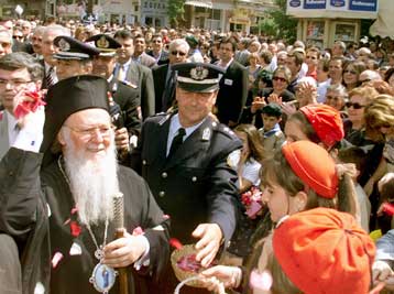 Ολοκληρώθηκε η περιοδεία του Οικουμενικού Πατριάρχη στη Λέσβο