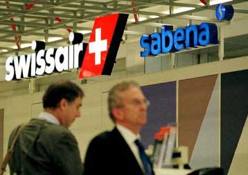 Η πιθανότητα πτώχευσης των ΑΟΜ και Air Liberte ασκούν πιέσεις στη Swissair